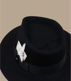 Stetson Fedora Woolfelt Black 11 Stetson Fedora Woolfelt Black -Arrêt. Aller. Chapeau. fedora woolfelt black 3