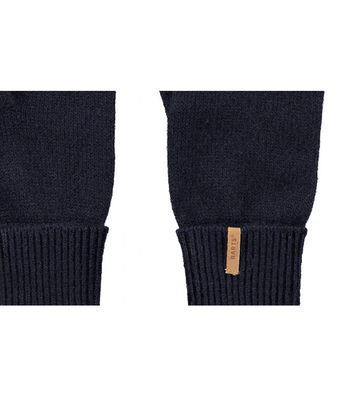 Barts Fine Knitted Gloves Navy 4 Barts Fine Knitted Gloves Navy – Image 2
