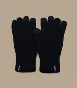 Arrêt. Aller. Chapeau. 56 Barts Fine Knitted Touch Gloves Black