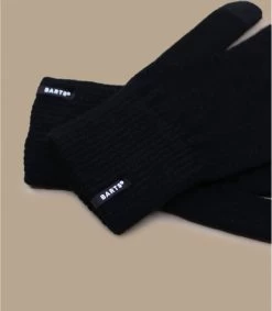 Arrêt. Aller. Chapeau. -Arrêt. Aller. Chapeau. fine knitted touch gloves black 4