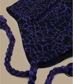 Oakley Flaps Beanie Deep Violet Crackle Black -Arrêt. Aller. Chapeau. flaps beanie deep violet crackle black 2