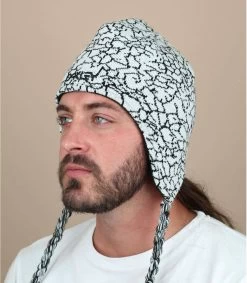 Oakley Flaps Beanie White Crackle Print