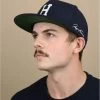 HUF Forever Strapback Navy -Arrêt. Aller. Chapeau. forever strapback navy