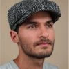Stetson Hatteras Herringbone Black White 2 Stetson Hatteras Herringbone Black White -Arrêt. Aller. Chapeau. hatteras herringbone grise fonceeBeret20gris20hiver20stetson20Hatteras20Herringbone20black20white