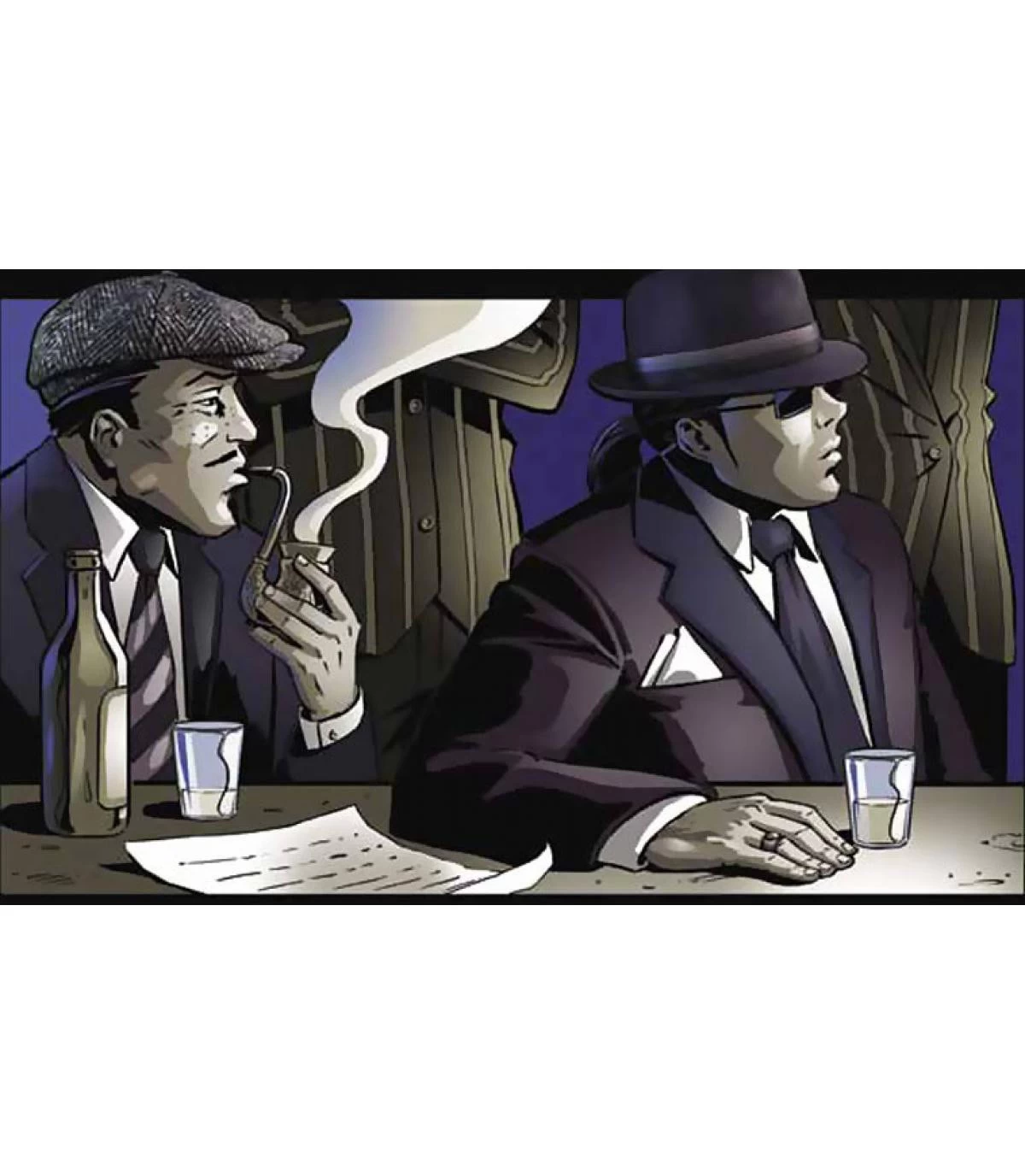 Stetson Hatteras Herringbone Black White 6 Stetson Hatteras Herringbone Black White – Image 4