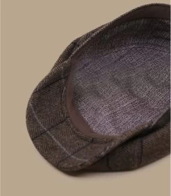 Stetson Hatteras Wool Brown Herringbone 9 Stetson Hatteras Wool Brown Herringbone -Arrêt. Aller. Chapeau. hatteras wool brown herringbone 3