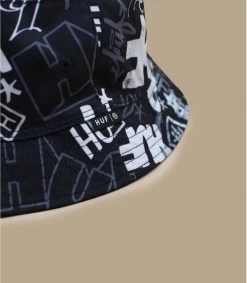 HUF Haze Bucket Black -Arrêt. Aller. Chapeau. haze bucket blackBob20Huf20noir