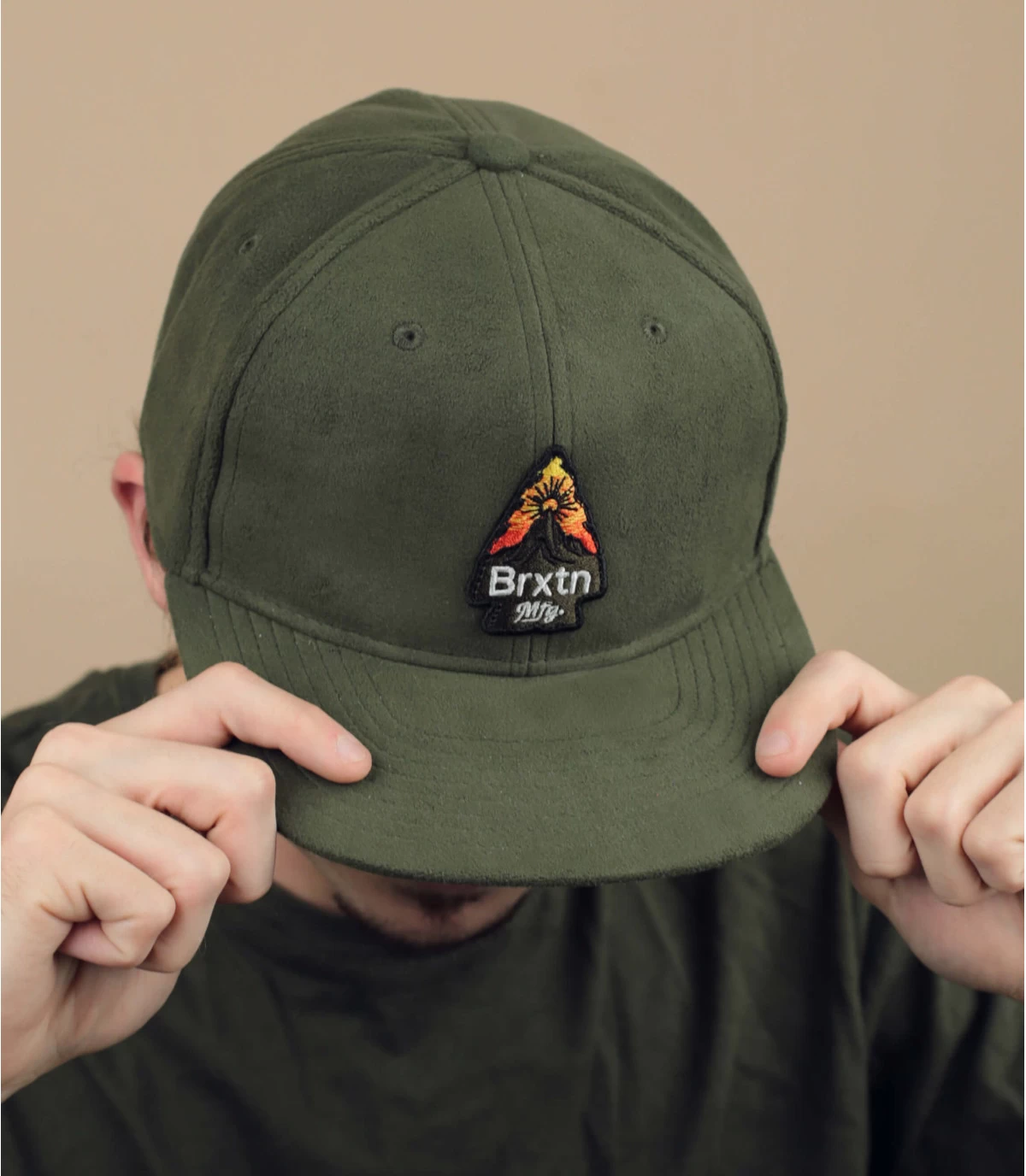 Brixton Holt Snapback Military Olive 3 Brixton Holt Snapback Military Olive