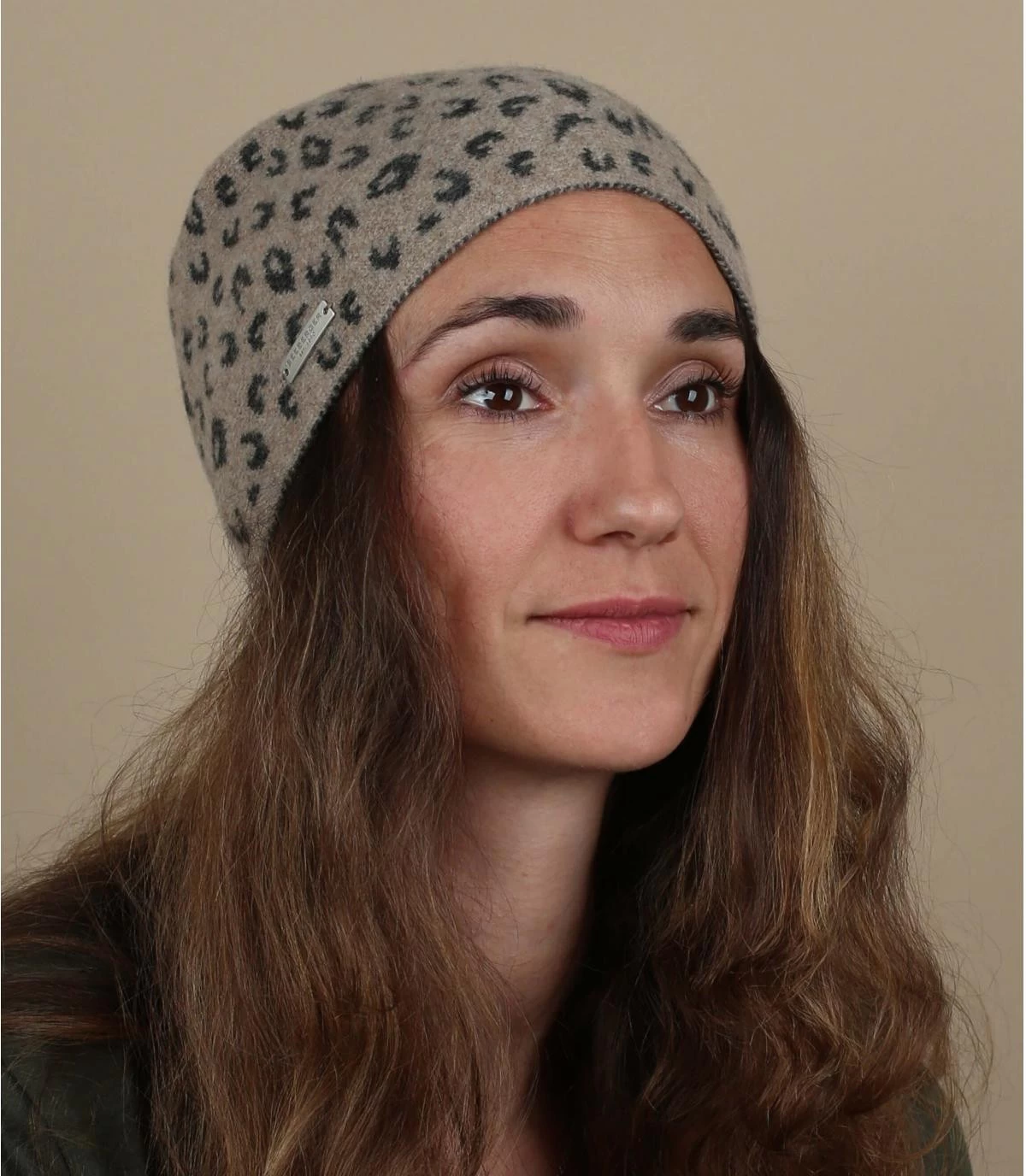 Seeberger Janice Leo Pattern Anthracite Sand 3 Seeberger Janice Leo Pattern Anthracite Sand