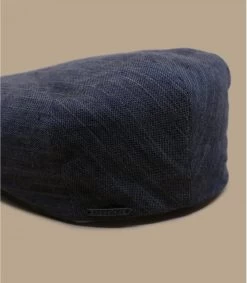 Stetson Kent Cotton Linen Blue Strips 8 Stetson Kent Cotton Linen Blue Strips -Arrêt. Aller. Chapeau. kent cotton linen blue strips 2