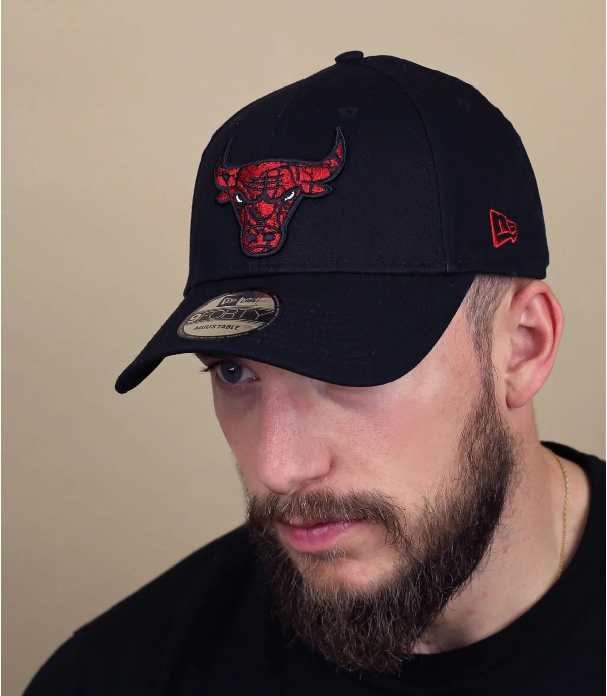 NEW ERA Marble Infill 940 Bulls Black 3 NEW ERA Marble Infill 940 Bulls Black