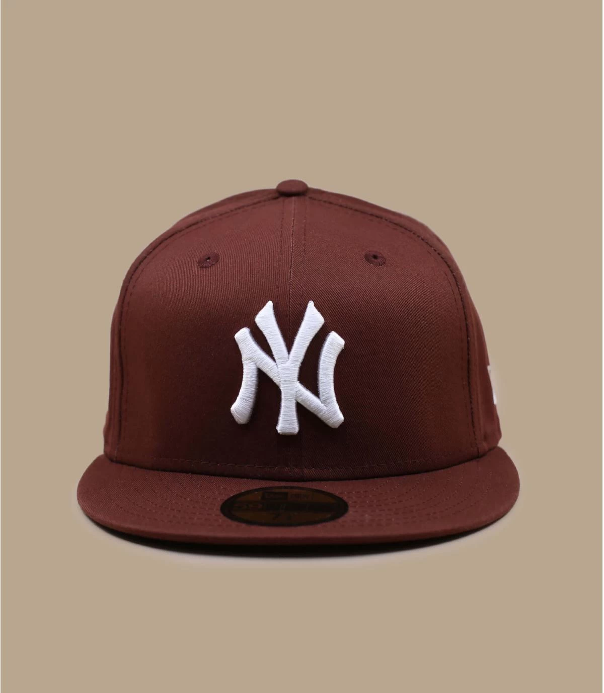 NEW ERA Patch 59Fifty NY Walnut Brown 5 NEW ERA Patch 59Fifty NY Walnut Brown – Image 3