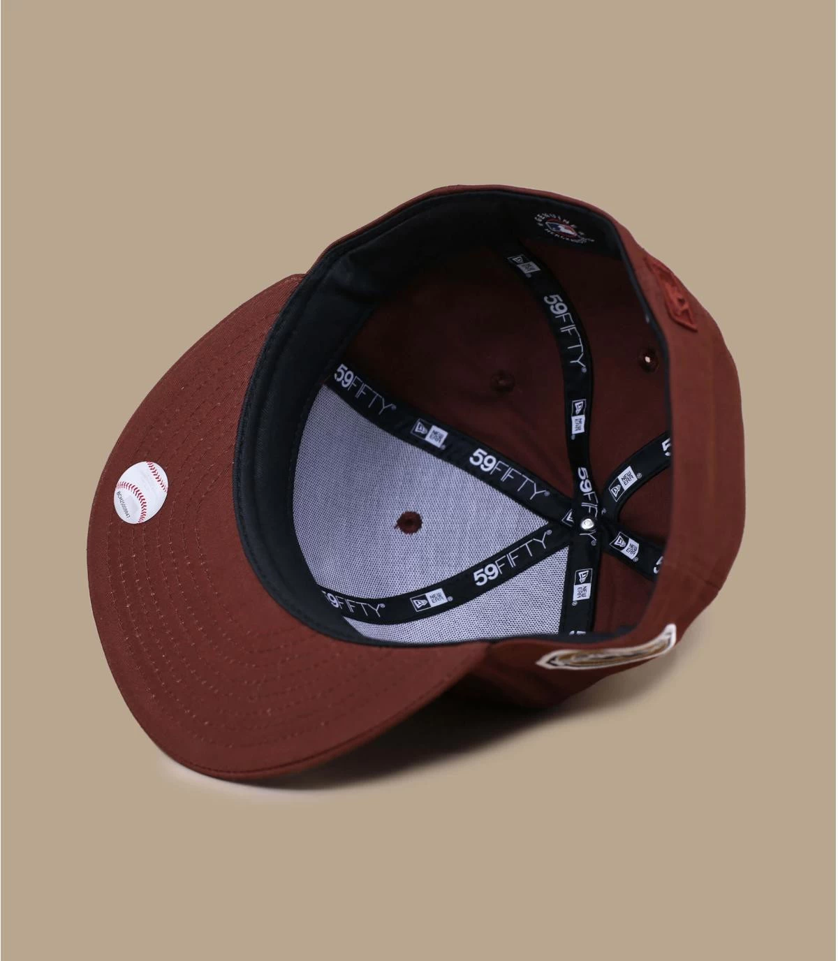 NEW ERA Patch 59Fifty NY Walnut Brown 8 NEW ERA Patch 59Fifty NY Walnut Brown – Image 6