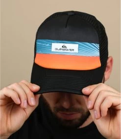 Quiksilver Pidgeon Chicken Trucker Orange Pop