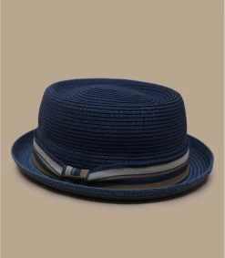 Stetson Pork Pie Toyo Blue -Arrêt. Aller. Chapeau. pork pie toyo blue 2