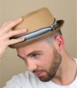 Stetson Pork Pie Toyo Brown