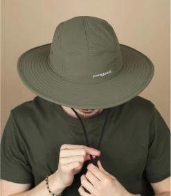 Arrêt. Aller. Chapeau. 40 Patagonia Quandary Brimmer Basin Green