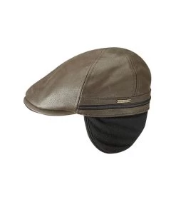 Stetson Redding Earflap Cowhide Brown -Arrêt. Aller. Chapeau. redding cowhide brownCasquette20plate20Stetson20marron