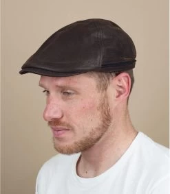 Arrêt. Aller. Chapeau. 12 Stetson Redding Earflap Cowhide Brown