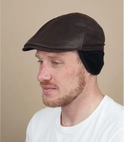 Stetson Redding Earflap Cowhide Brown -Arrêt. Aller. Chapeau. redding cowhide brownStetson20Redding20Earflap20cowhide20brown