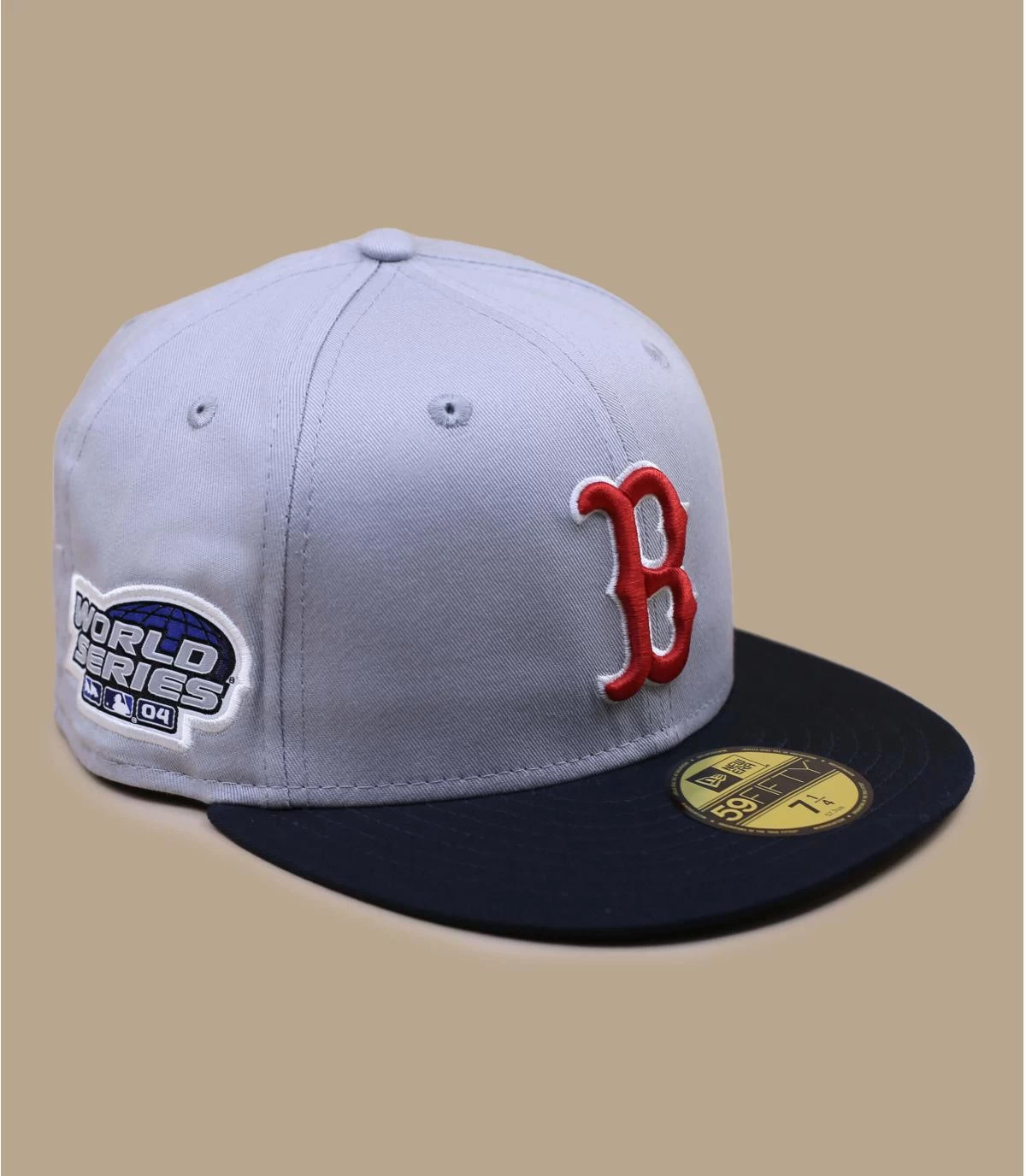 NEW ERA Series 59Fifty Boston Red Sox Gray 4 NEW ERA Series 59Fifty Boston Red Sox Gray – Image 2