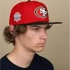 NEW ERA Side Patch 5950 49ers Scarlet -Arrêt. Aller. Chapeau. side patch 5950 49ers scarlet