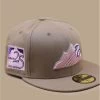 NEW ERA Side Patch 5950 Colorado Rockies Camel Pink -Arrêt. Aller. Chapeau. side patch 5950 colorado rockies camel pink