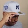 NEW ERA Side Patch 5950 NY Gray -Arrêt. Aller. Chapeau. side patch 5950 ny gray