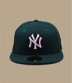 NEW ERA Side Patch 5950 NY Green & Pink -Arrêt. Aller. Chapeau. side patch 5950 ny green pink 2
