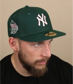 NEW ERA Side Patch 5950 NY Green & Pink