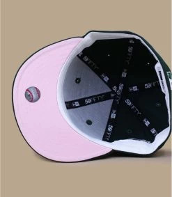 NEW ERA Side Patch 5950 NY Green & Pink -Arrêt. Aller. Chapeau. side patch 5950 ny green pink 5