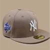 NEW ERA Side Patch 5950 NY Yankees Camel Pink -Arrêt. Aller. Chapeau. side patch 5950 ny yankees camel pink