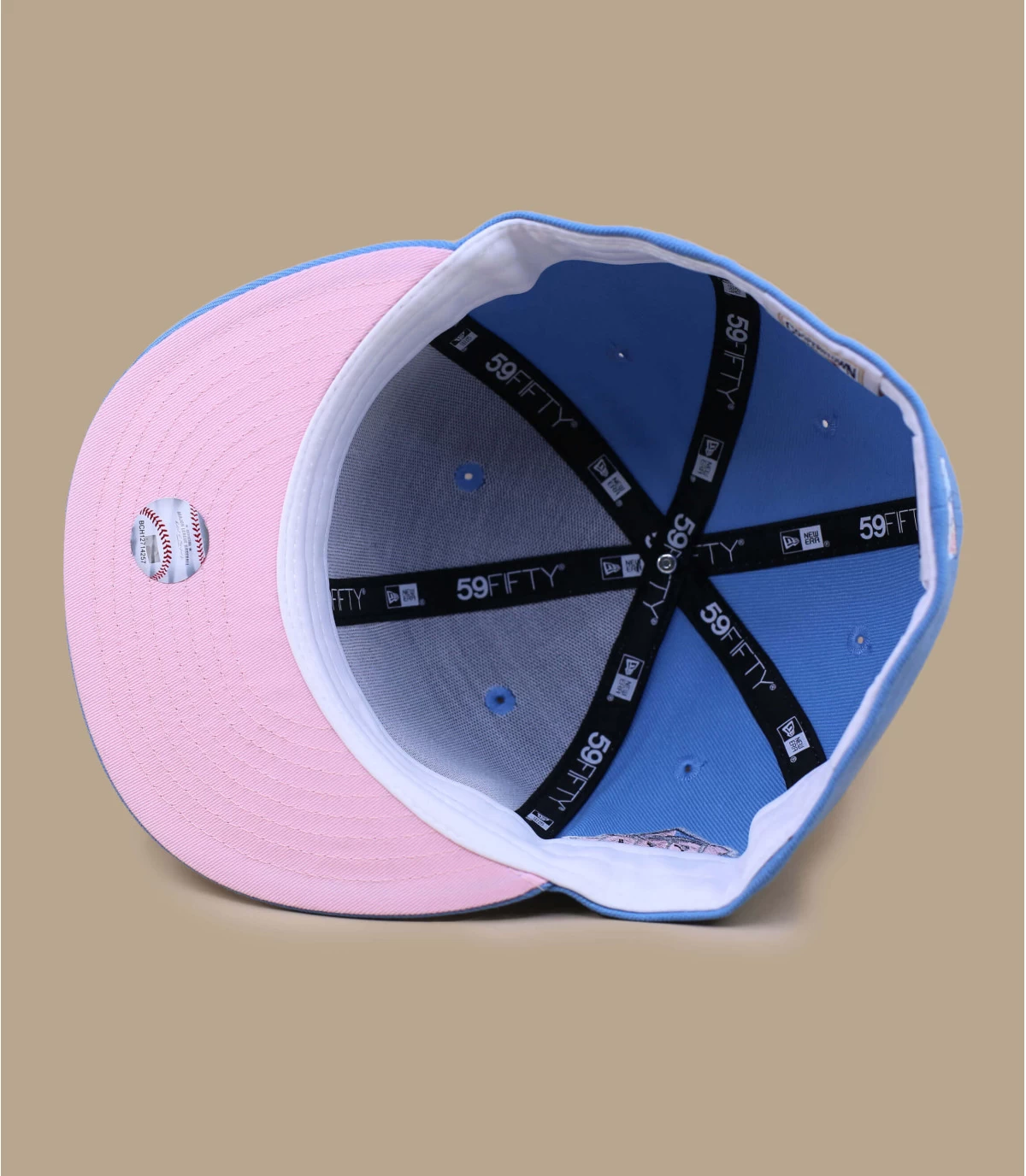 NEW ERA Side Patch 5950 NY Yankees Sky Pink 7 NEW ERA Side Patch 5950 NY Yankees Sky Pink – Image 5