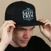 Salty Crew Skipjack Snapback Trucker Black