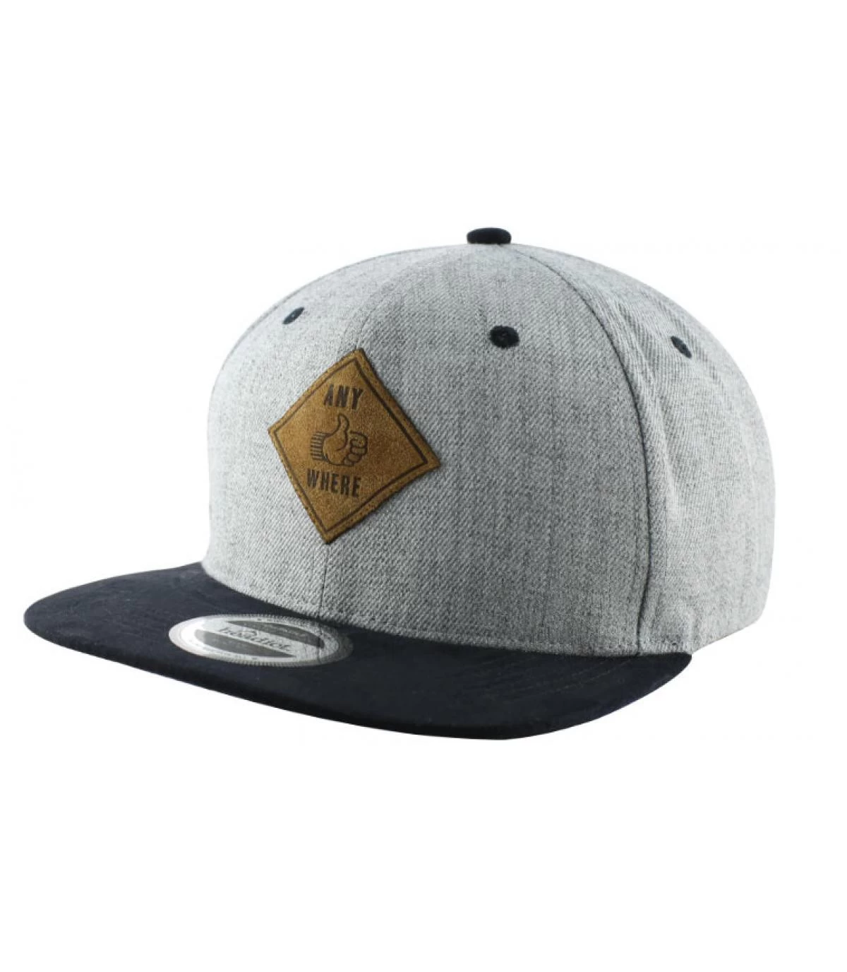 Snapback Anywhere Grey Black 4 Snapback Anywhere Grey Black – Image 2