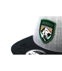 Snapback Chamonix -Arrêt. Aller. Chapeau. snapback chamonixsnapback20Chamonix20gris