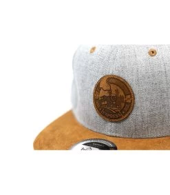 Snapback Express Grey Suede -Arrêt. Aller. Chapeau. snapback express grey suedesnapback20train20express20gris