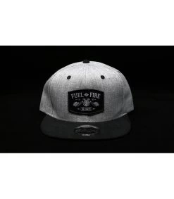 Snapback Fuel & Fire -Arrêt. Aller. Chapeau. snapback fuel firesnapback20fuel20and20fire20gris