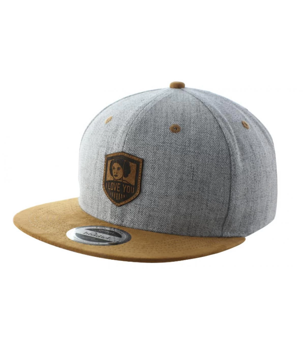 Snapback I Love You Grey Suede 4 Snapback I Love You Grey Suede – Image 2
