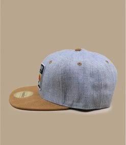 Snapback La Grave Grey Suede -Arrêt. Aller. Chapeau. snapback la grave grey suede 2