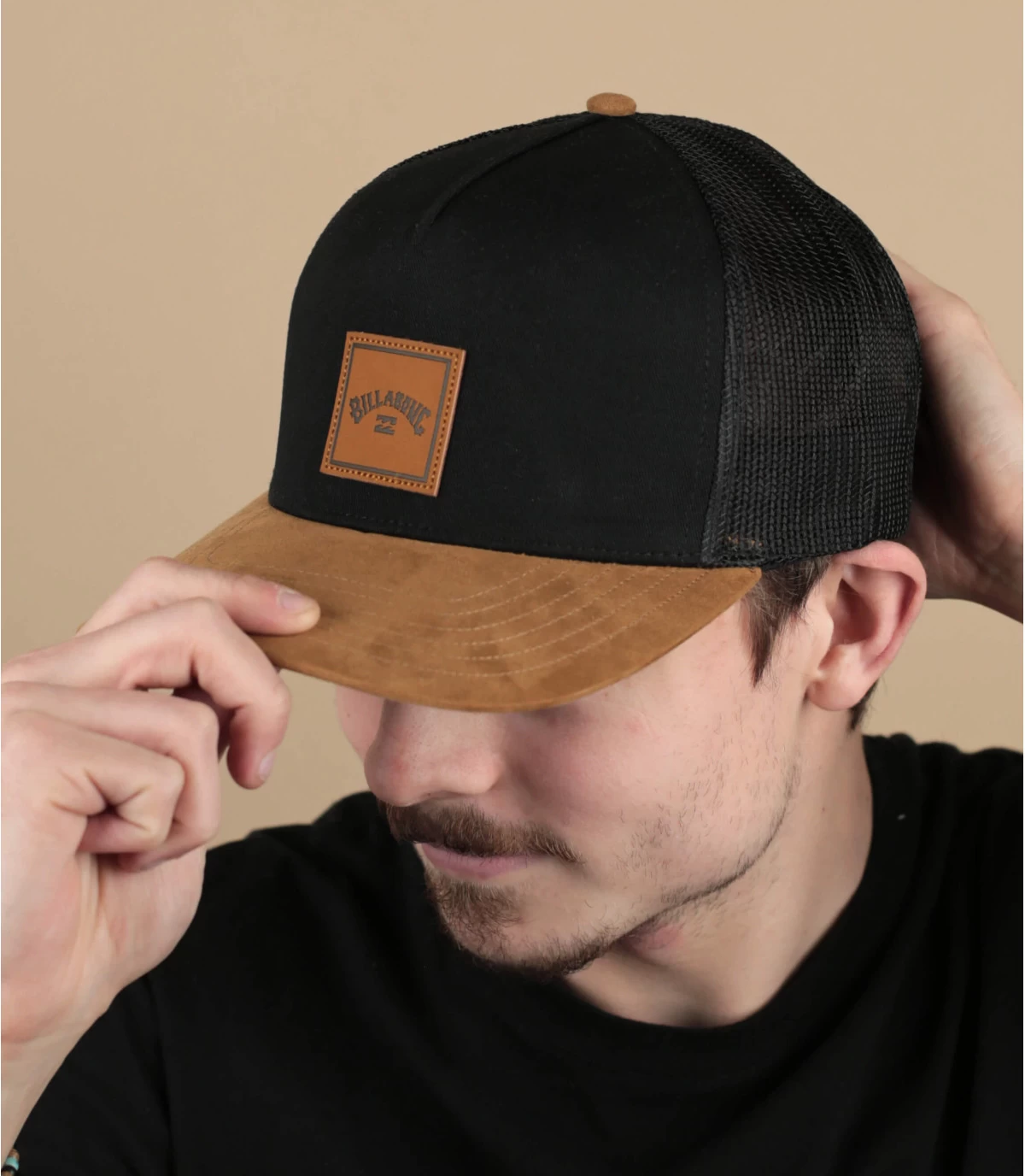 Billabong Stacked Trucker Black Tan 3 Billabong Stacked Trucker Black Tan