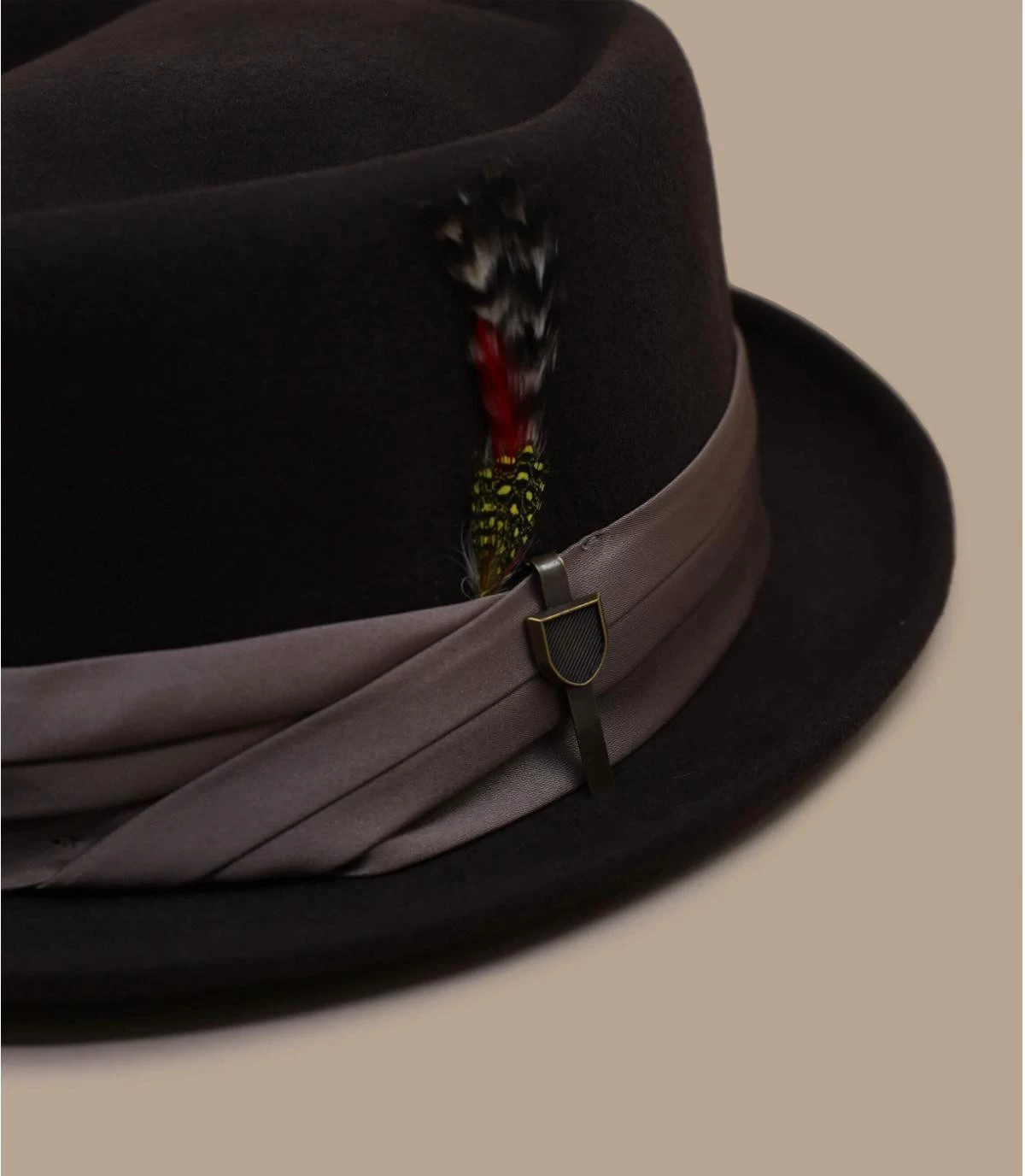 Brixton Stout Pork Pie Brown Bronze 5 Brixton Stout Pork Pie Brown Bronze – Image 3