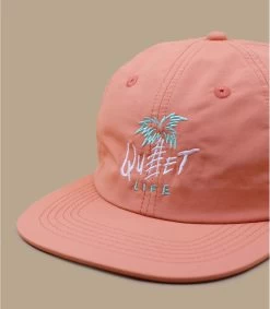 Summer Palm Nylon Coral -Arrêt. Aller. Chapeau. summer palm nylon coral 2