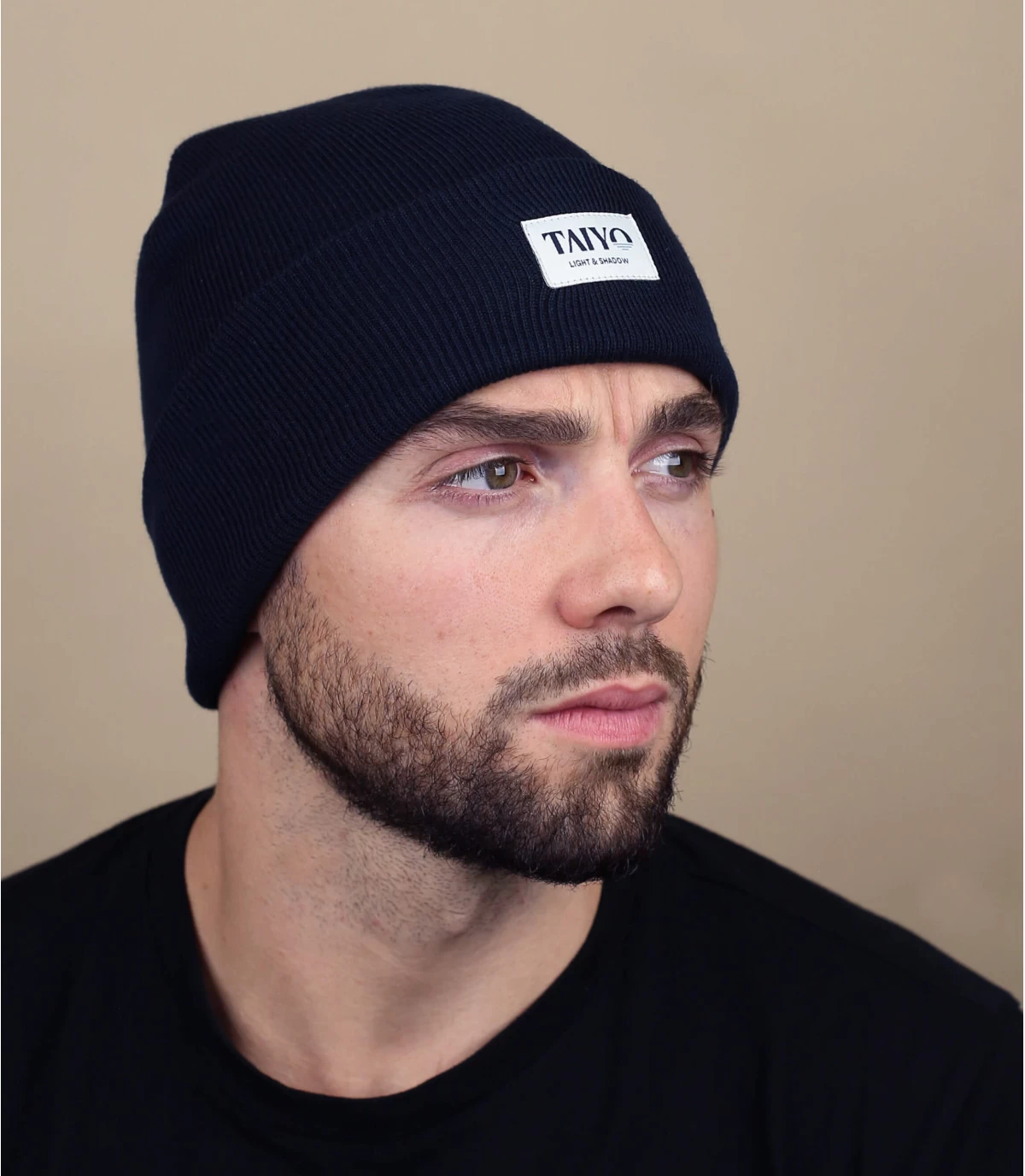 Tessy Cuff Beanie Navy 3 Tessy Cuff Beanie Navy