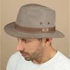 Stetson Traveller CO/PES Taupe -Arrêt. Aller. Chapeau. traveller co pes taupe