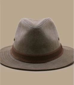 Stetson Traveller CO/PES Taupe -Arrêt. Aller. Chapeau. traveller co pes taupe 2