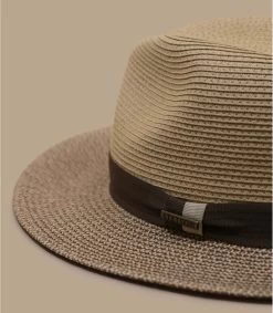 Stetson Traveller Toyo Beige Brown Mix -Arrêt. Aller. Chapeau. traveller toyo beige brown mix 2