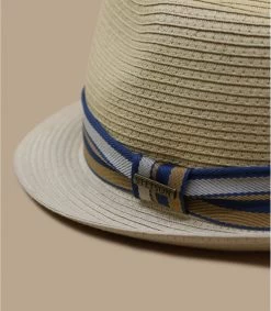 Stetson Trilby Toyo Beige -Arrêt. Aller. Chapeau. trilby toyo beige 2