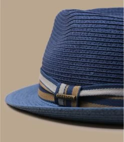 Stetson Trilby Toyo Blue -Arrêt. Aller. Chapeau. trilby toyo blue 1