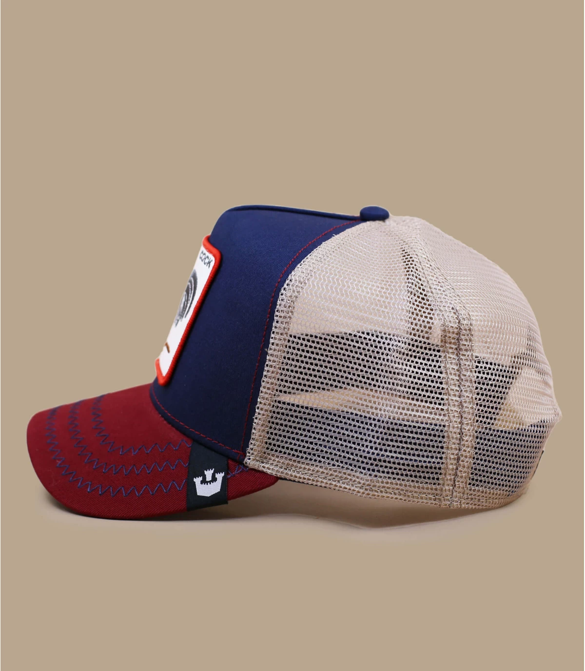 Trucker Cock Prideful Navy Burgundy 6 Trucker Cock Prideful Navy Burgundy – Image 4